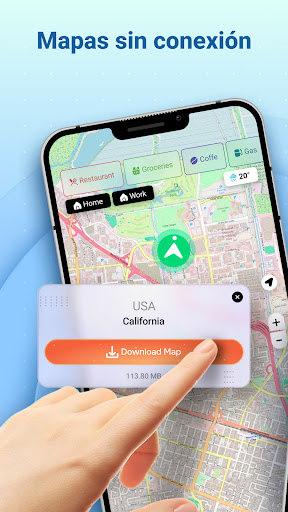 Captura de pantalla de Mapas sin conexión