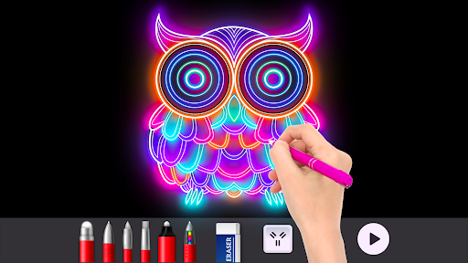 Captura de pantalla de Doodle Master - Glow Art