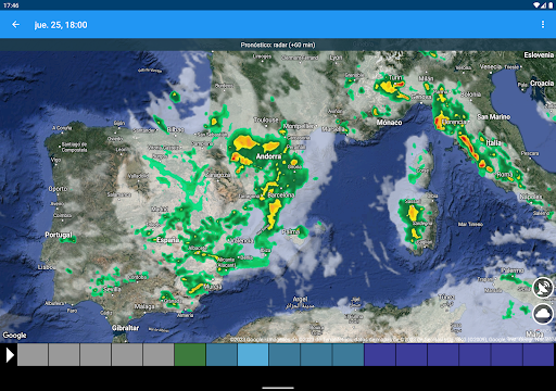 Captura de pantalla de El Tiempo España XL PRO