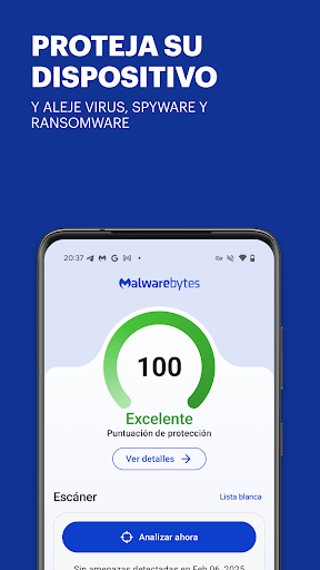 Captura de pantalla de Malwarebytes - VPN y antivirus