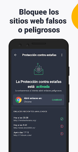 Captura de pantalla de AVG Antivirus y Seguridad