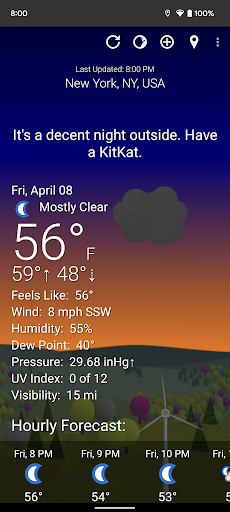 Captura de pantalla de What The Forecast