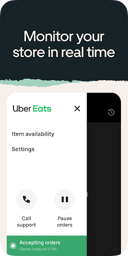 Captura de pantalla de Uber Eats : Gestor de Pedidos