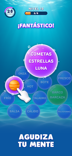 Captura de pantalla de Bubble Word Jam