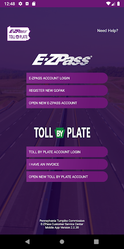 Captura de pantalla de PA Toll Pay