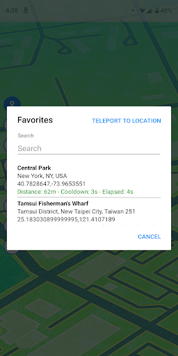 Captura de pantalla de Fake GPS Location-GPS JoyStick