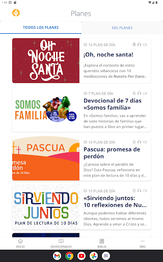 Captura de pantalla de Nuestro Pan Diario