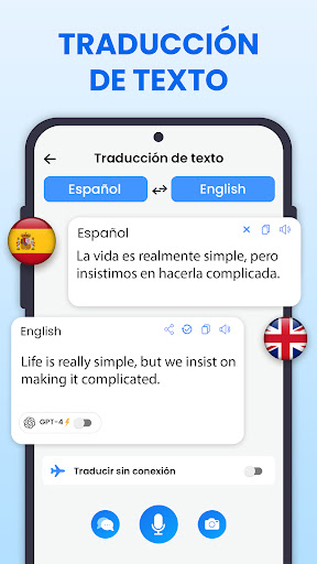Captura de pantalla de Todo Traducir: Foto, PDF, DOC