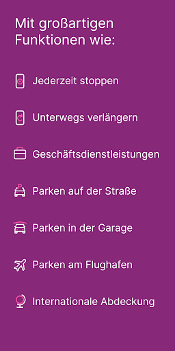 EasyPark – deine Park App Screenshot