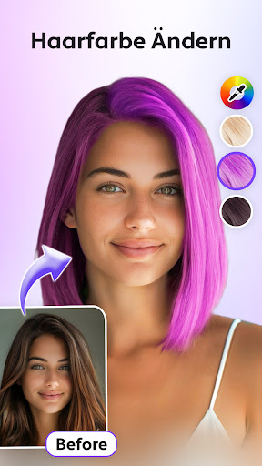 Haare Filter: Haarfarbe Ändern Screenshot