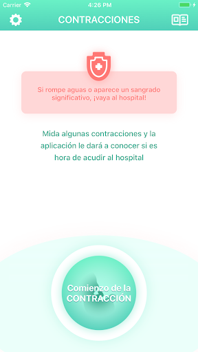 Captura de pantalla de Contador de contracciones 9m