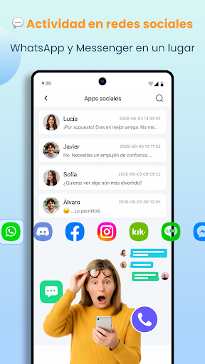 Captura de pantalla de KidsGuard Pro -Monitoreo Tel