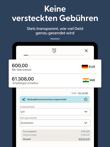 Remitly: Geld senden Screenshot