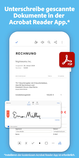 Adobe Scan KI-PDF Scanner, OCR Screenshot