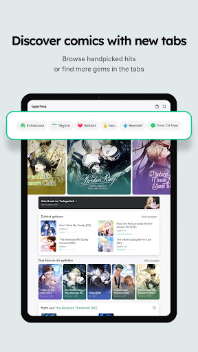 Tappytoon Comics & Webtoons Screenshot