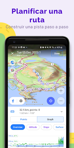 Captura de pantalla de OsmAnd — Mapas y GPS Offline