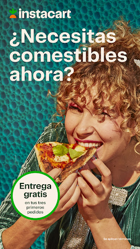 Captura de pantalla de Instacart: recibe alimentos