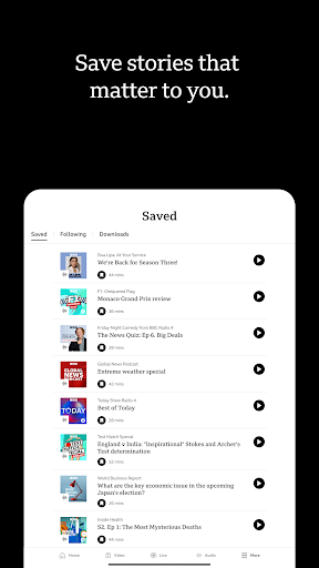 BBC: World News & Stories Screenshot