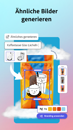 Adobe Express: KI Foto, Video Screenshot