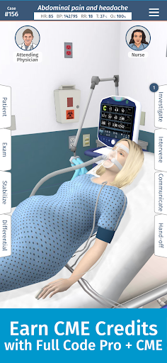 Full Code Medical Simulation Screenshot