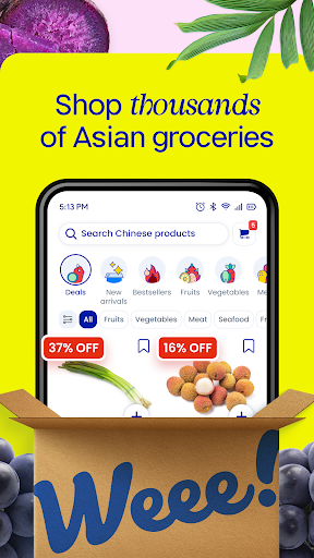 Captura de pantalla de Weee! Asian Grocery Delivery