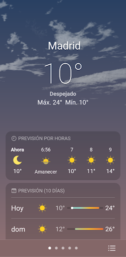 Captura de pantalla de Clima Real