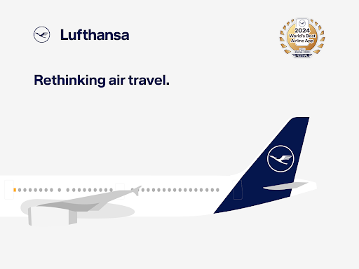 Captura de pantalla de Lufthansa