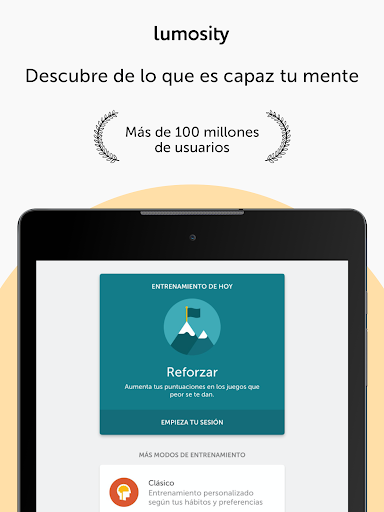 Captura de pantalla de Lumosity: Juegos Mentales