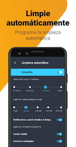 Captura de pantalla de AVG Cleaner: limpiador