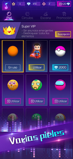 Captura de pantalla de Smash Colors: Bola Música