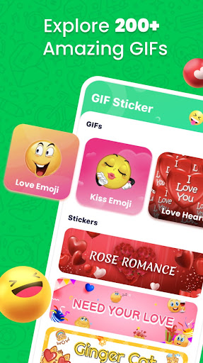 Captura de pantalla de GIF Sticker & WAsticker