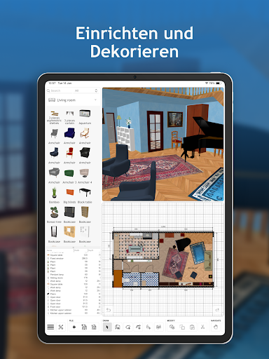 Sweet Home 3D: Plane dein Haus Screenshot