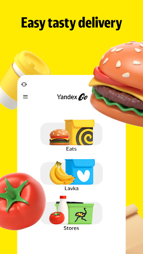 Captura de pantalla de Yandex Go: Taxi Food Delivery