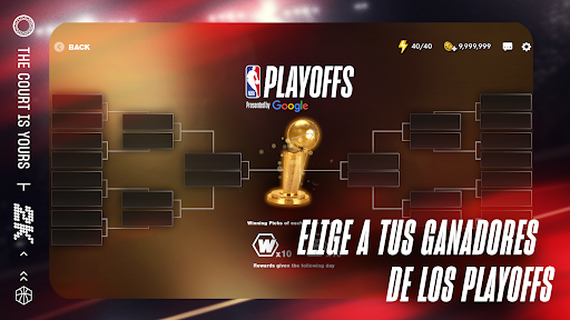 Captura de pantalla de NBA 2K Mobile Juego de Basket