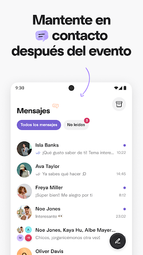 Captura de pantalla de Meetup: eventos locales