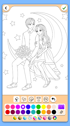 Captura de pantalla de Dia de san Valentin Colorante