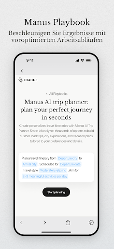 Manus AI Screenshot