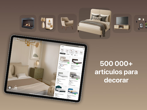Captura de pantalla de Diseñador de Habitaciones 3D
