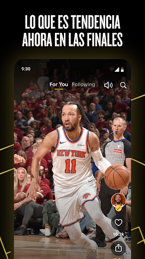 Captura de pantalla de NBA App: baloncesto en directo