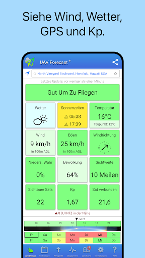 UAV Forecast für Drohnen Screenshot