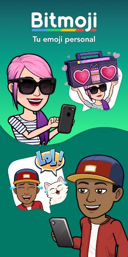 Captura de pantalla de Bitmoji