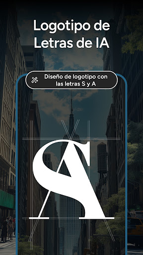 Captura de pantalla de AI Logo Generator - Mark