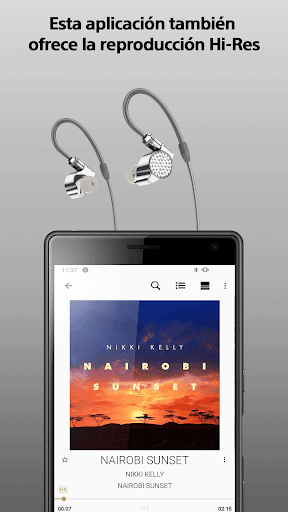 Captura de pantalla de Sony | Music Center