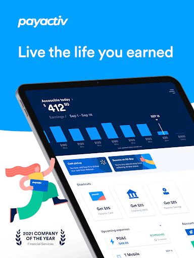 Captura de pantalla de Payactiv