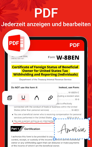 Alle Dokumente Leser: PDF, XLS Screenshot