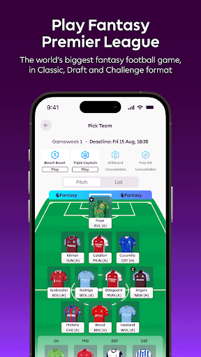 Captura de pantalla de Premier League - Scores, News