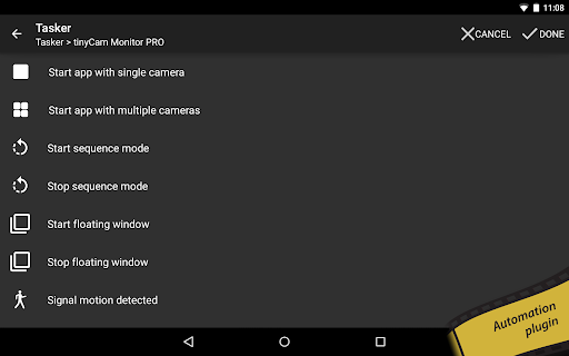 Captura de pantalla de tinyCam Monitor PRO