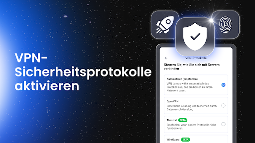 VPN Lumos: VPN für Sicherheit Screenshot
