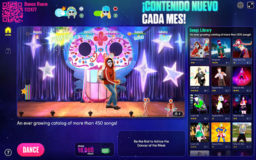 Captura de pantalla de Just Dance Now