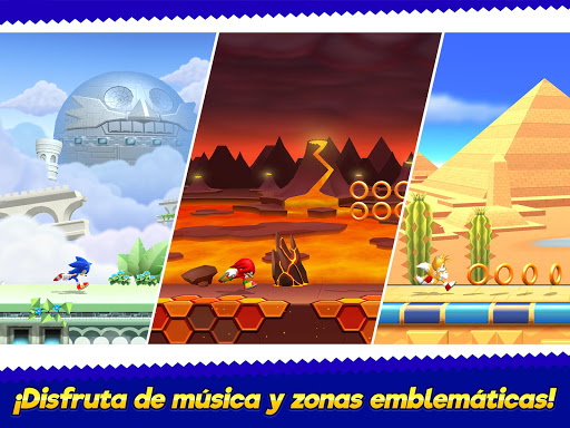Captura de pantalla de Sonic Runners Adventure juego